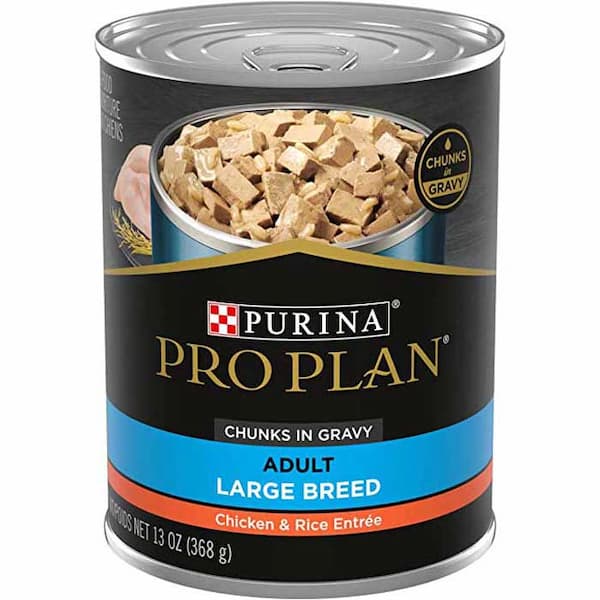 Purina Pro Plan FOCUS Adult Large Breed Beef & Rice Entrée Chunks in Gravy