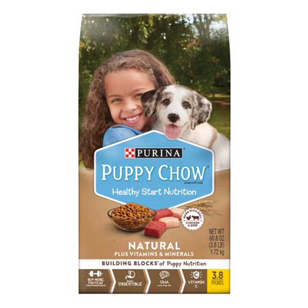 Purina Puppy Chow Natural Dry Puppy Food Plus Vitamins & Minerals